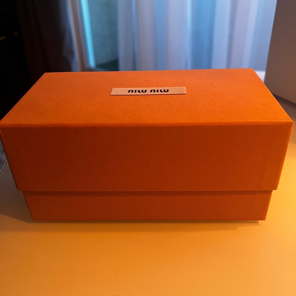 Miu Miu Orange Box with Logo
